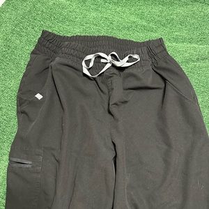 High waisted black joggers from Figs! Like new